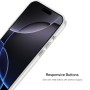 iPhone 13 / 14 kuoressa metalliset painikkeet tuntuvat herkiltä käytössä.