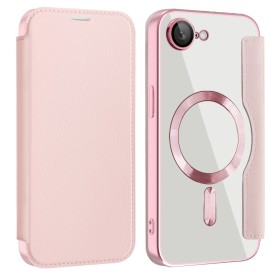 iPhone 17e / 16e lompakkokotelon kannessa on näppärä pidike, joka toimii myös jalustana.