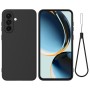 Irrotettava rannelenkki helpottaa Samsung Galaxy A27 puhelimen kantamista.
