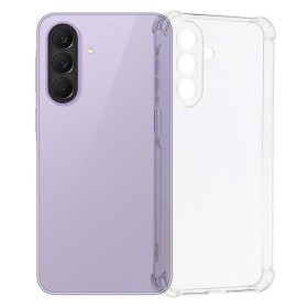 Läpinäkyvä Samsung Galaxy A27 suojakuori suojaa puhelinta säilyttäen sen alkuperäisen ulkonäön.