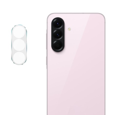 Samsung Galaxy A27:n kameran linssin suojalasi suojaa linssejä naarmuilta.
