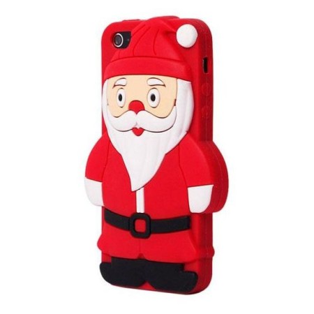 iPhone 4s Joulupukki silikonisuojus.
