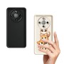 Kohotetut reunat auttavat suojaamaan Honor Magic8 Lite 5G puhelimen näyttöä ja kameraa.