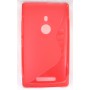 Lumia 925 punainen silikoni suojakuori.