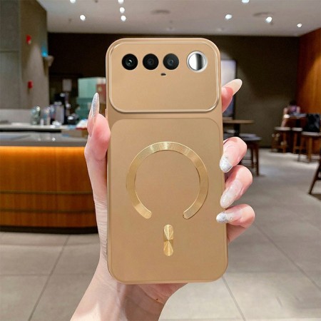Realme 16 5G magneettikuoren rengas helpottaa yhteensopivien magneettisten lisävarusteiden kiinnittämistä.