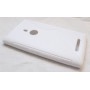 Lumia 925 valkoinen silikoni suojakuori.