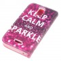 Huawei Y360 keep calm and sparkle puhelinlompakko