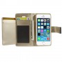 iPhone 5/5s samppanjan kultainen puhelinlompakko