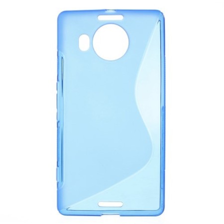 Lumia 950 XL sininen silikonisuojus.
