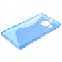 Lumia 950 XL sininen silikonisuojus.