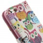 iPhone 6 värikkäät pöllöt puhelinlompakko