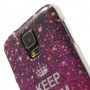 Galaxy S5 keep calm and sparkle silikonisuojus.