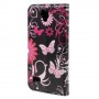 Huawei Y5 kukkia ja perhosia puhelinlompakko