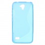 Huawei Y5 sininen silikonisuojus.