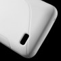 Huawei Y5 valkoinen silikonisuojus.