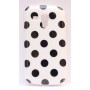 Galaxy Trend valkoinen polka dot suojakuori.
