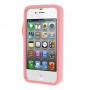 iPhone 4 vaaleanpunainen jäätelö silikonisuojus.
