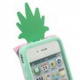 iPhone 4 vaaleanpunainen ananas silikonisuojus.