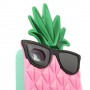 iPhone 4 vaaleanpunainen ananas silikonisuojus.