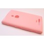 Lumia 925 vaaleanpunainen silikoni suojakuori.