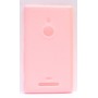Lumia 925 vaaleanpunainen silikoni suojakuori.