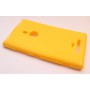 Lumia 925 keltainen silikoni suojakuori.
