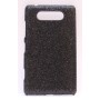 Lumia 820 musta glitter suojakuori. – joustvasta ja kestävästä muovista valmistettu suojakuori