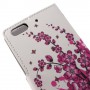 Huawei Honor 4C vaaleanpunaiset kukat puhelinlompakko