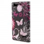 Huawei Honor 4C kukkia ja perhosia puhelinlompakko