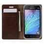 Samsung Galaxy J1 ruskea puhelinlompakko