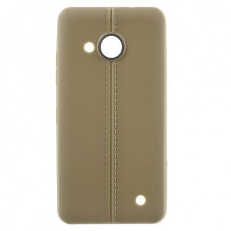 Lumia 550 vaaleanruskea suojakuori.