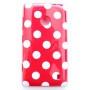 Lumia 520 punainen polka dot suojakuori.