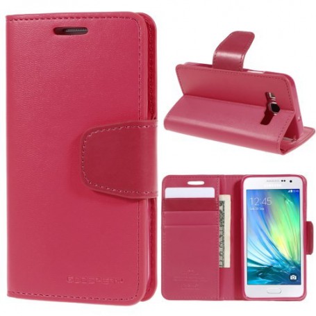 Samsung Galaxy A3 pinkki puhelinlompakko