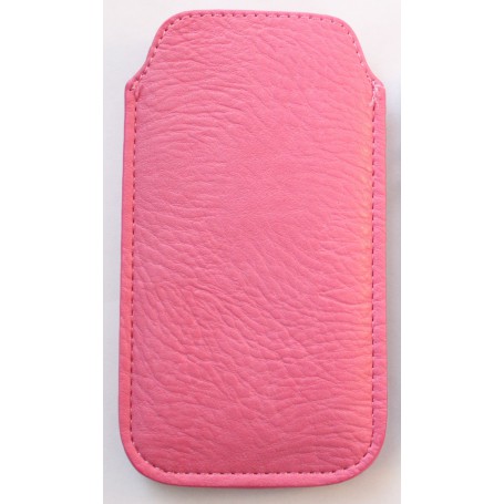 iPhone pinkki nahka vetoliuska suojakotelo
