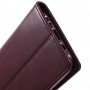 Samsung Galaxy J5 viininpunainen puhelinlompakko