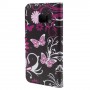 Samsung Galaxy S7 kukkia ja perhosia puhelinlompakko