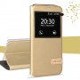 Samsung Galaxy S7 samppanjan kultainen ikkunakuori