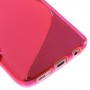 Samsung Galaxy S7 roosan punainen silikonisuojus.
