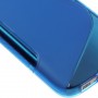 Samsung Galaxy S7 sininen silikonisuojus.